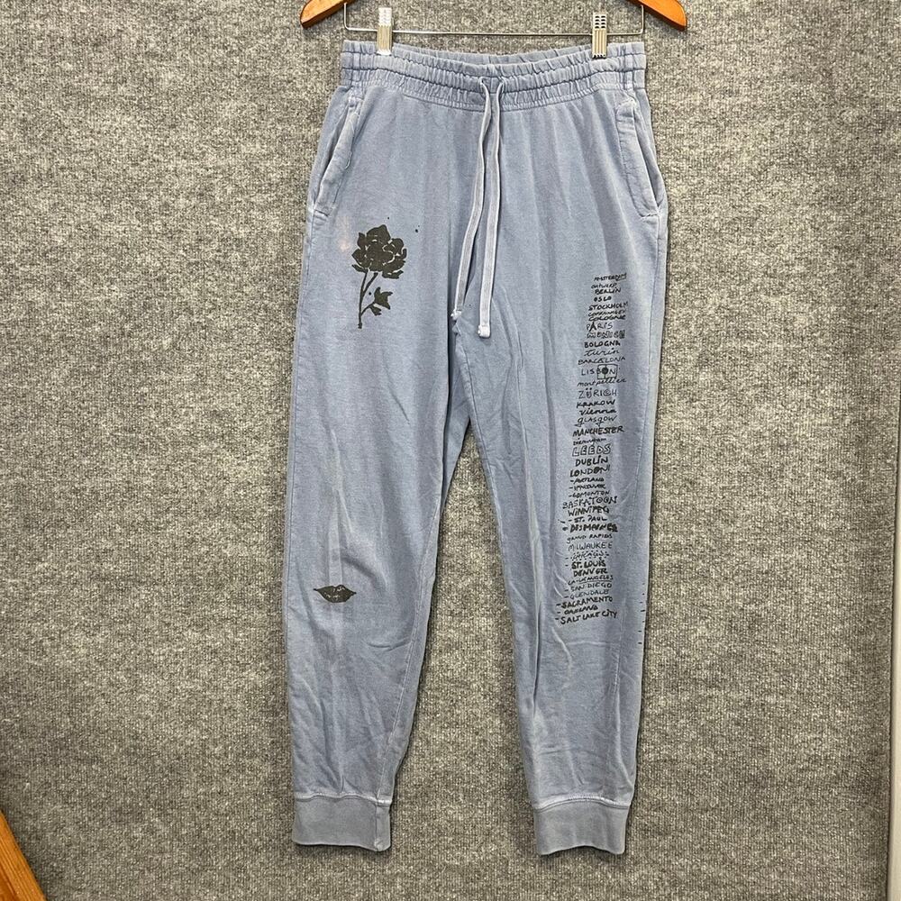 Shawn Mendes The World Tour Blue Sweatpants Size Small Women’s